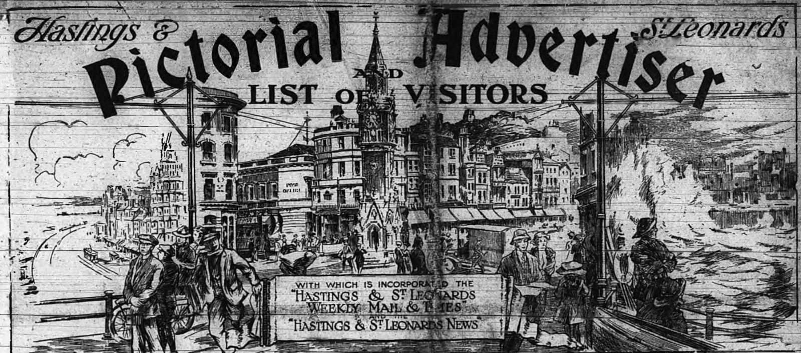 1914 Masthead showing Town Centre